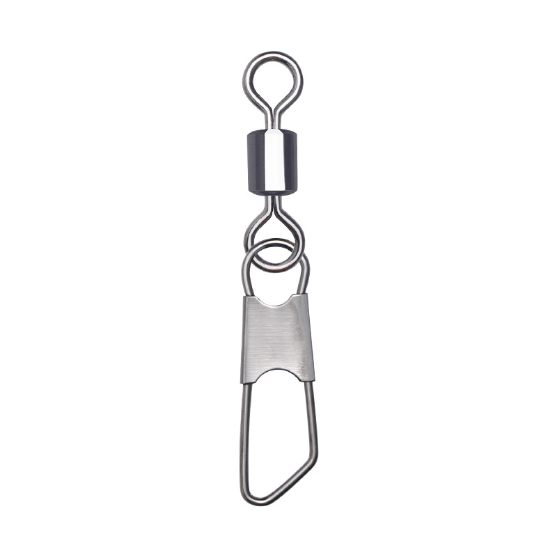 High Speed Rolling Swivel with Safety Snap Fishing Swivel from China ...