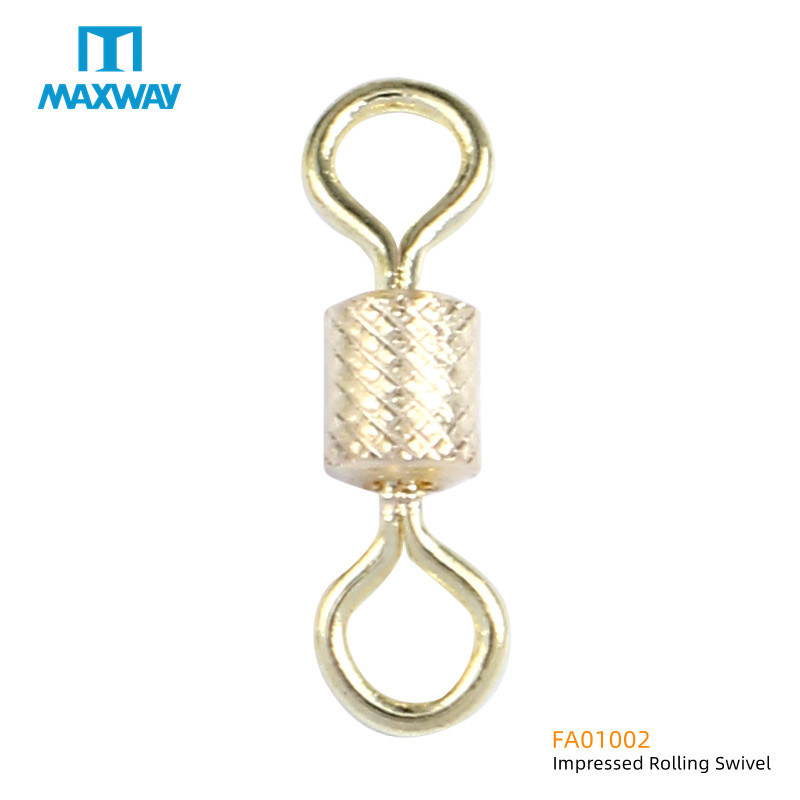 Multi Size High Quality American Embossed Gold Swivel Roll Fishing ...